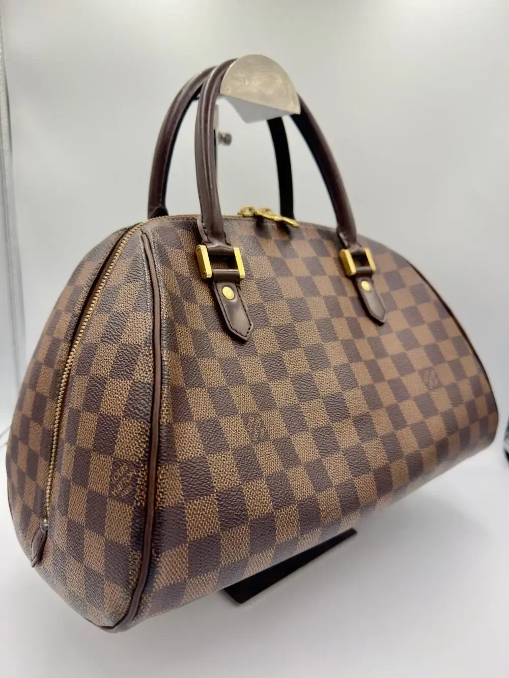 Louis Vuitton Ribera MM Damier Ebene Canvas Handbag Satchel N41434 In USA